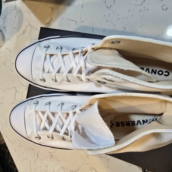 NEW Converse Chuck Taylor All Star Lift Hi Platform White 560846C Mens 10 WMS 12 - Picture 8 of 10